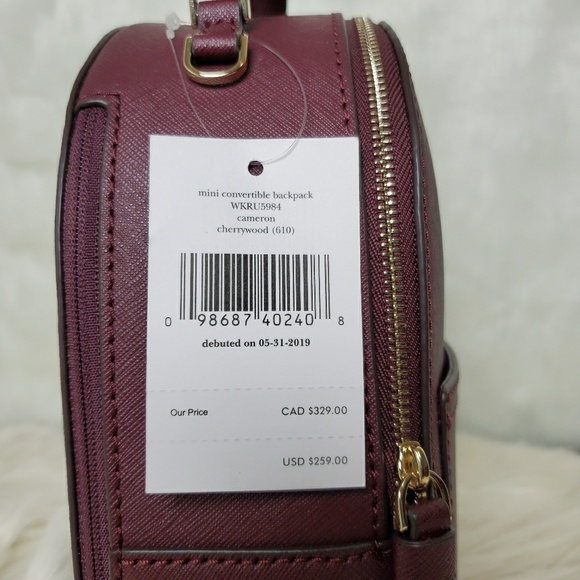 ❌SOLD❌Kate Spade Cameron Convertible Backpack - Picture 8 of 8